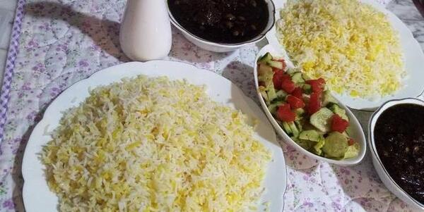 عکس قورمه سبزی و قیمه