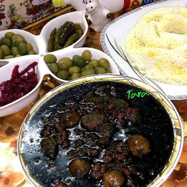 عکس قورمه سبزی و قیمه