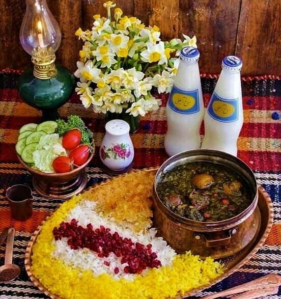 عکس قورمه سبزی و قیمه