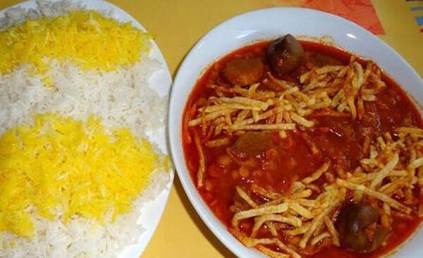 عکس قورمه سبزی و قیمه