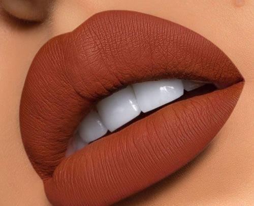 عکس لب قهوه ای