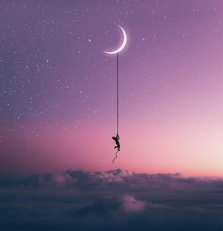 عکس ماه و ستاره برای پروفایل