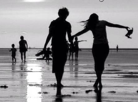 عکس سیاه سفید هنری عاشقانه