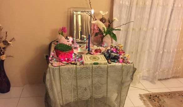 عکس از سفره هفت سین ساده و زیبا