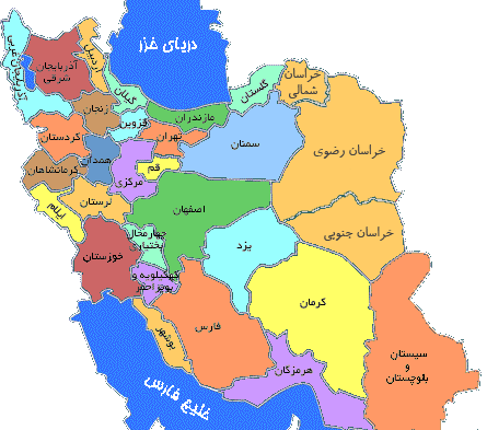 عکس نقشه ی ایران برای نقاشی