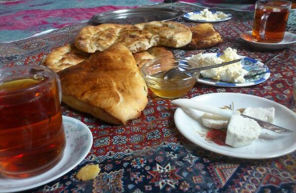 عکس روستا صبحانه