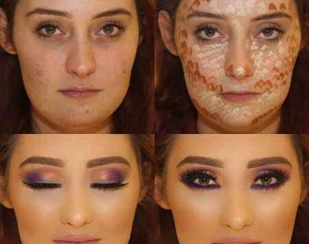 عکس قبل و بعد ارایش