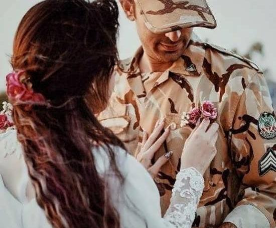 عکس عاشقانه بدون متن سربازی