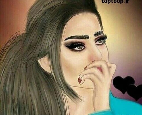 عکس انیمیشن گریه دختر