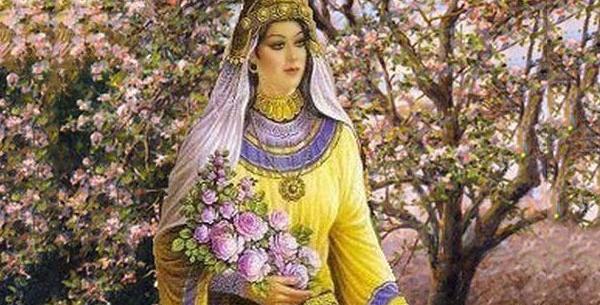 عکس کوروش کبیر و زنش