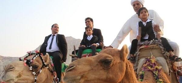 عکس شتر سوار