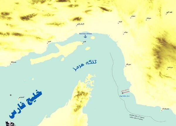 عکس مرز دریایی ایران