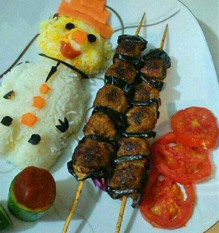 عکس غذای کودکان ایرانی