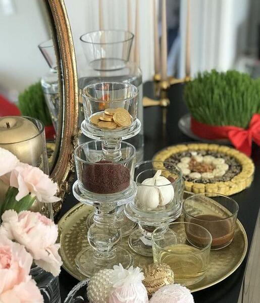 عکس از سفره هفت سین لاکچری