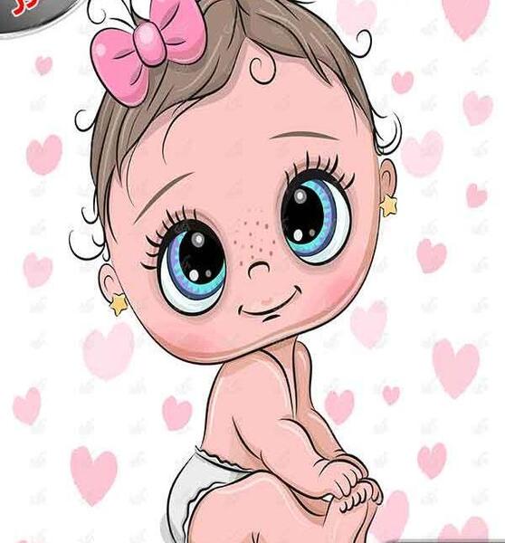 عکس کارتونی نوزاد