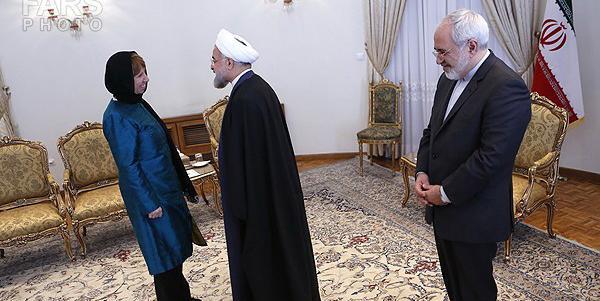عکس ظریف و روحانی