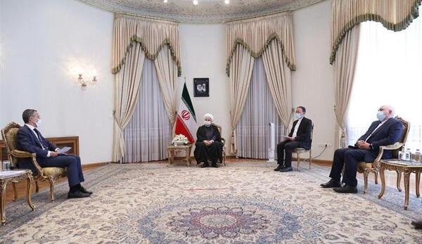 عکس ظریف و روحانی
