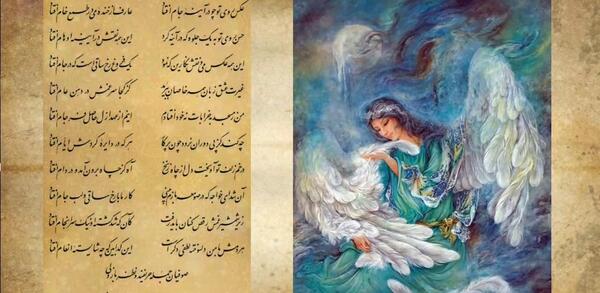 تعبیر غزل عکس روی تو چو در آینه جام افتاد