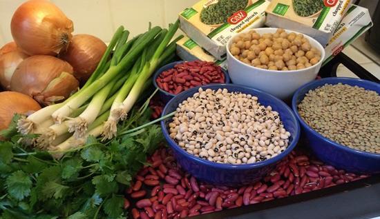 عکس حبوبات آش رشته