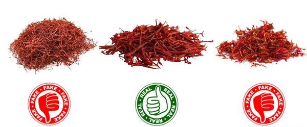 عکس زعفران تقلبی