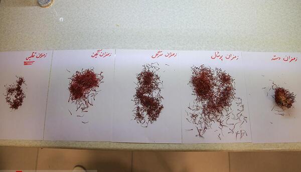 عکس زعفران تقلبی