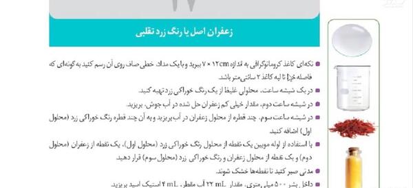 عکس زعفران تقلبی