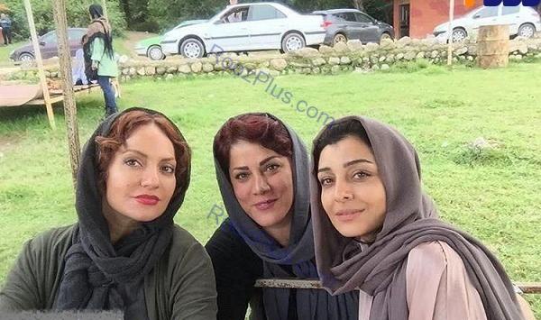 عکس پشت صحنه ژست عکاسی