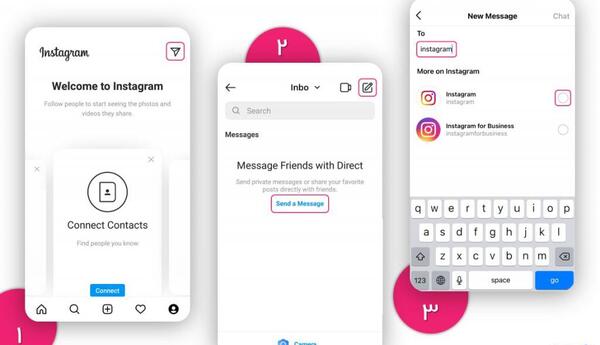 عکس دایرکت اینستاگرام