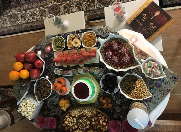عکس سفره یلدا نی نی سایت