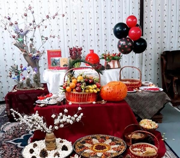 عکس سفره یلدا نی نی سایت