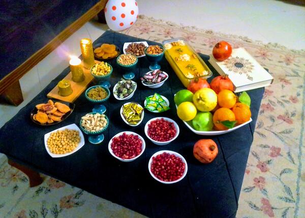 عکس سفره یلدا نی نی سایت