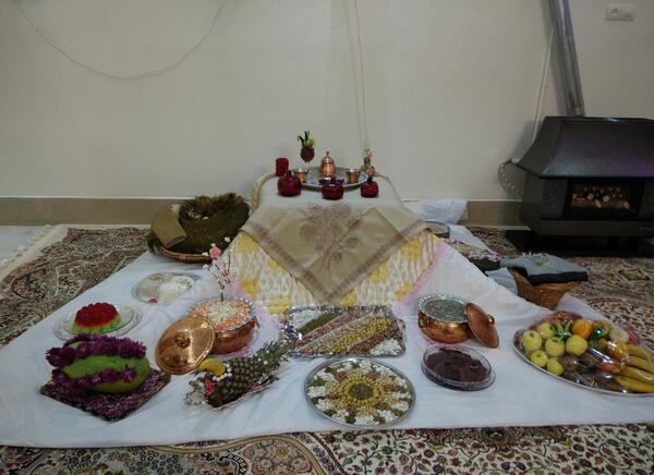عکس سفره یلدا نی نی سایت