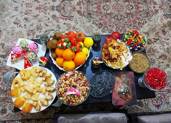 عکس سفره یلدا نی نی سایت