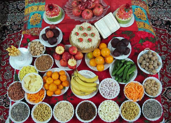 عکس سفره یلدا نی نی سایت