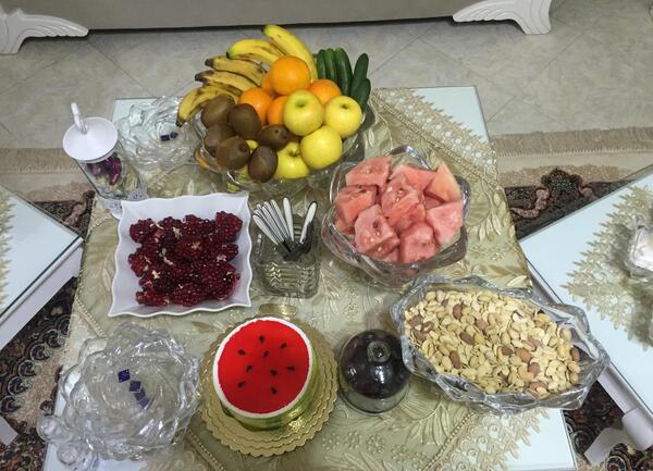 عکس سفره یلدا نی نی سایت