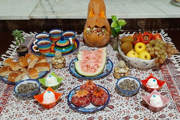 عکس سفره یلدا نی نی سایت