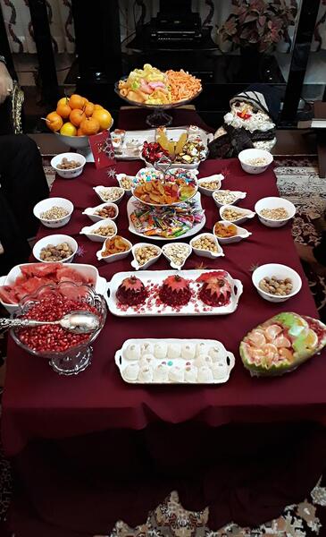 عکس سفره یلدا نی نی سایت