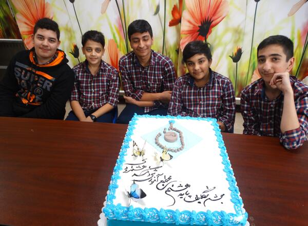 عکس کیک جشن تکلیف پسرانه