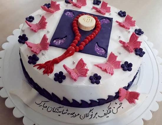 عکس کیک جشن تکلیف پسرانه
