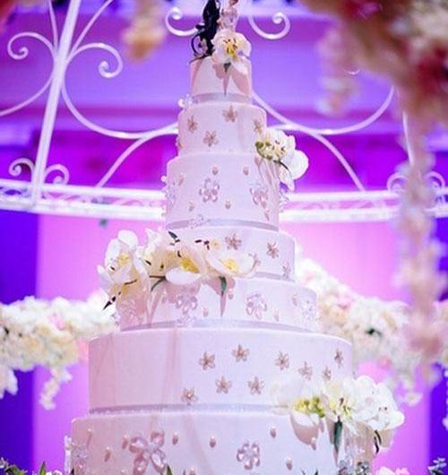 عکس کیک چند طبقه