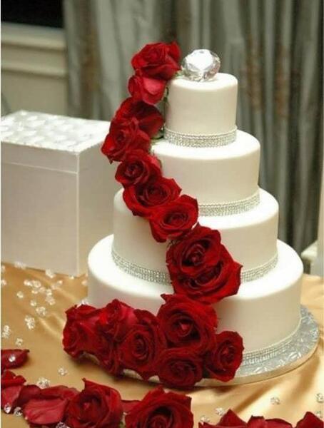 عکس کیک چند طبقه