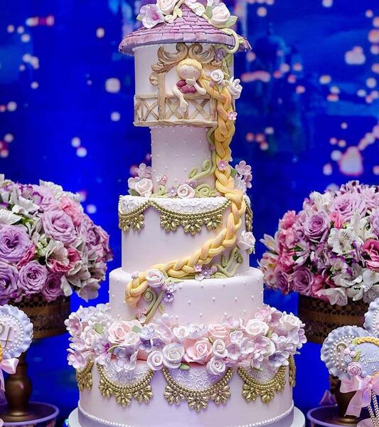 عکس کیک چند طبقه