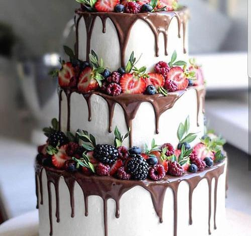 عکس کیک چند طبقه