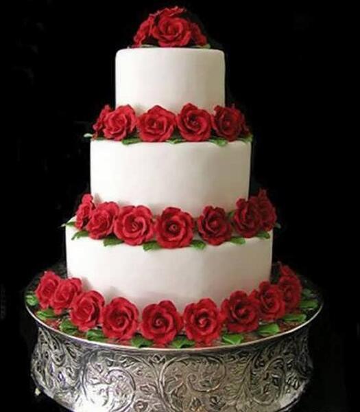 عکس کیک چند طبقه