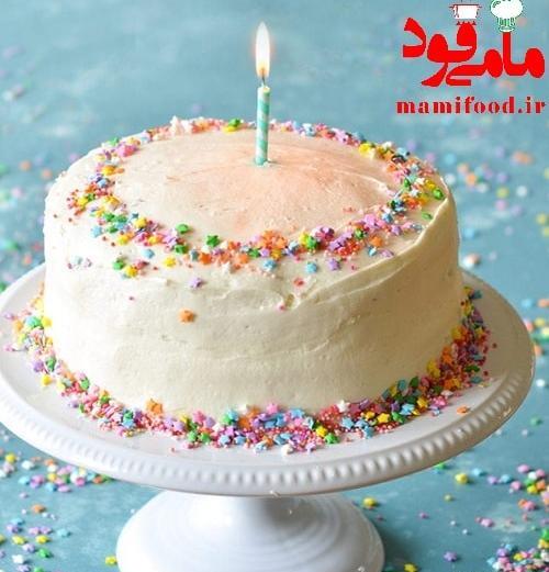 عکس کیک وانیلی