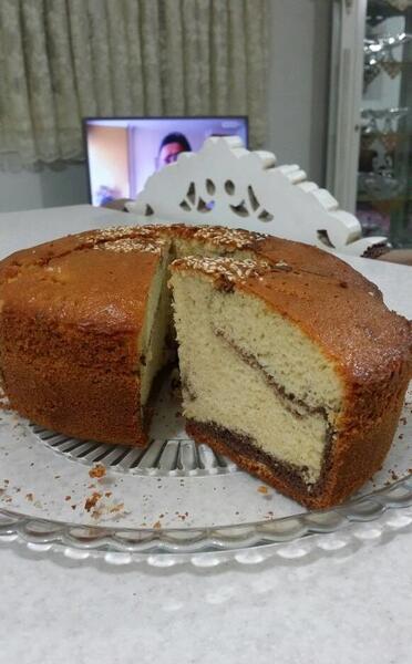 عکس کیک وانیلی