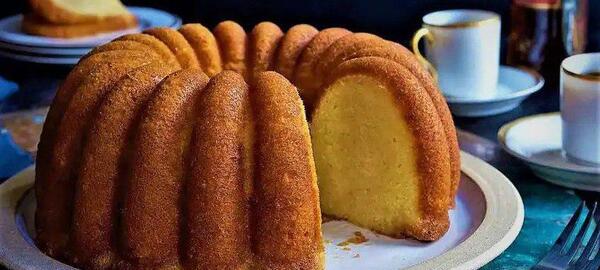 عکس کیک وانیلی