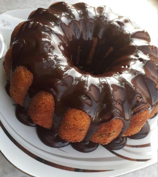 عکس کیک وانیلی