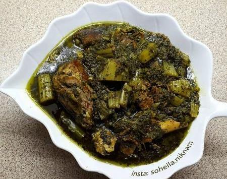 عکس خورشت کرفس خانگی
