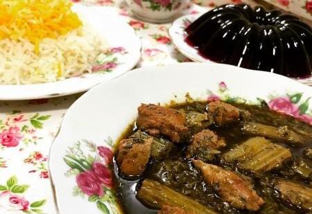 عکس خورشت کرفس خانگی